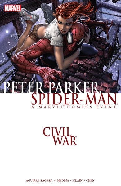 Peter Parker, Spider-Man: Civil War cover