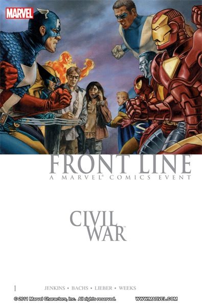 Front Line: Civil War, vol. 1 cover