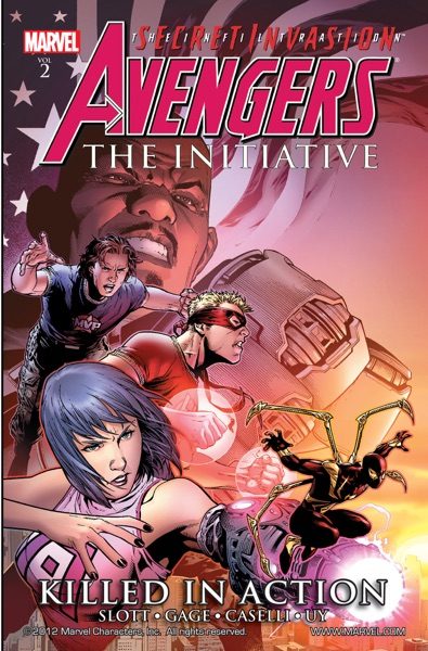 Avengers: The Initiative, vol. 2: Killed in Action cover